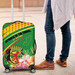 République du Congo Luggage Cover Happy Republic Day - Grunge Style - African Pride