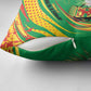 Congo Republic Day Pillow Cover Coat Of Arms With Tropical Flower