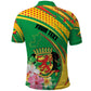 Personalized République du Congo Polo Shirt Happy Republic Day - Grunge Style - African Pride