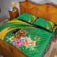 République du Congo Quilt Bed Set Happy Republic Day - Grunge Style - African Pride