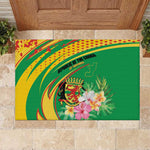 République du Congo Rubber Doormat Happy Republic Day - Grunge Style - African Pride