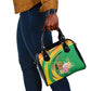 République du Congo Shoulder Handbag Happy Republic Day - Grunge Style - African Pride