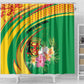 République du Congo Shower Curtain Happy Republic Day - Grunge Style - African Pride
