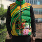 Personalized Congo Republic Day Sleeveless Puffer Jacket Coat Of Arms With Tropical Flower