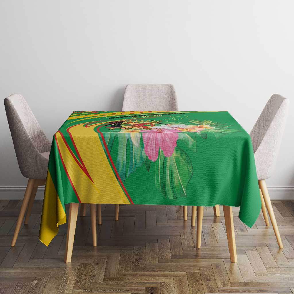 République du Congo Tablecloth Happy Republic Day - Grunge Style - African Pride