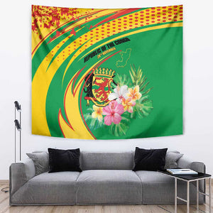 République du Congo Tapestry Happy Republic Day - Grunge Style - African Pride