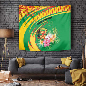 République du Congo Tapestry Happy Republic Day - Grunge Style - African Pride