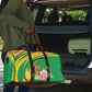Congo Republic Day Travel Bag Coat Of Arms With Tropical Flower