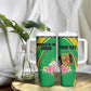 Personalized République du Congo Tumbler With Handle Happy Republic Day - Grunge Style - African Pride