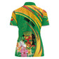 Personalized République du Congo Women Polo Shirt Happy Republic Day - Grunge Style - African Pride