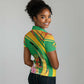 Personalized République du Congo Women Polo Shirt Happy Republic Day - Grunge Style - African Pride