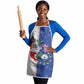 Cape Verde Christmas Apron Black Santa Felix Natal