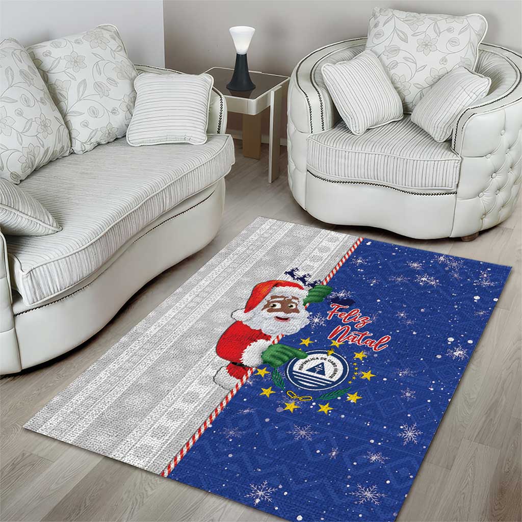Afro Christmas in Cape Verde Area Rug Black Santa Felix Natal - African Pride