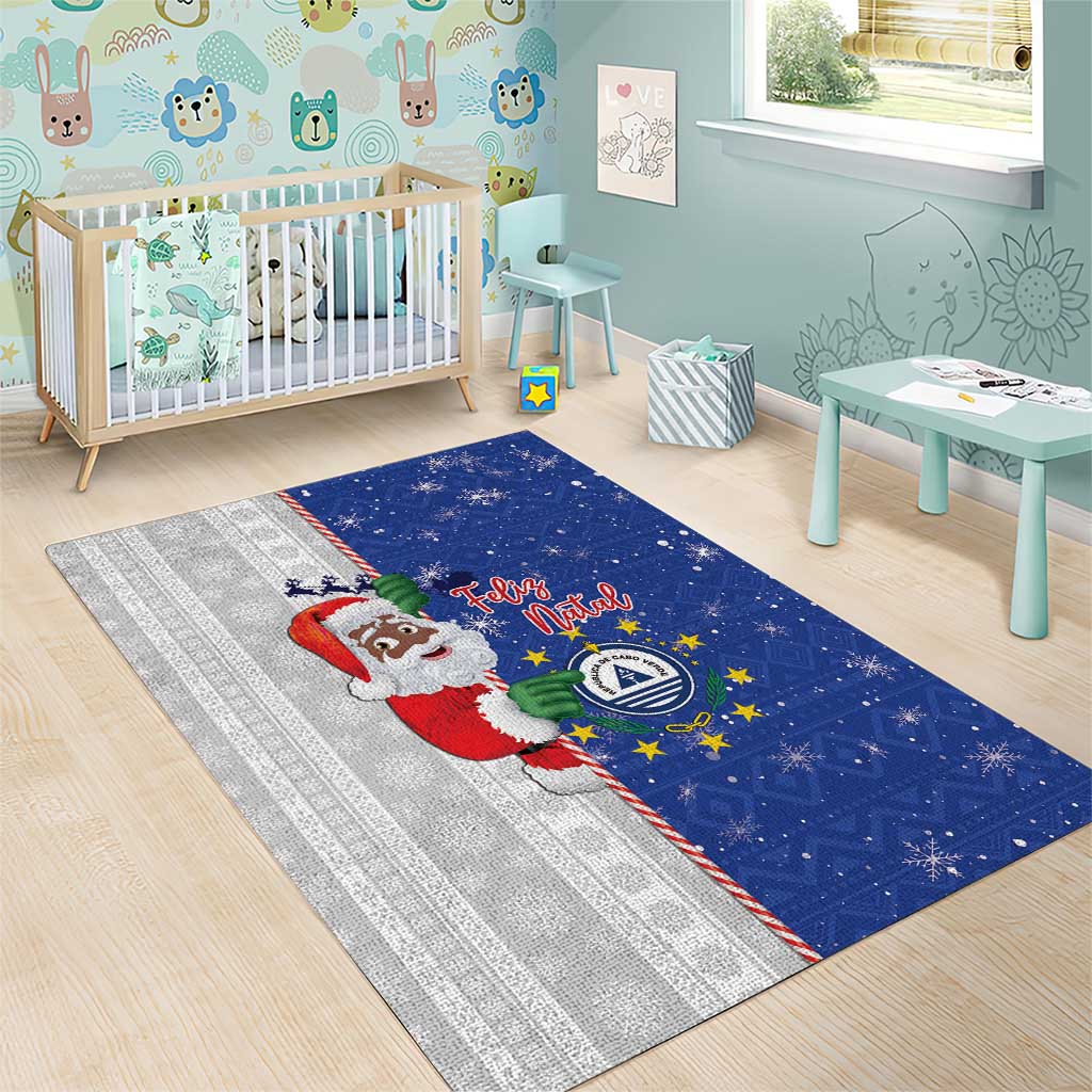 Afro Christmas in Cape Verde Area Rug Black Santa Felix Natal - African Pride