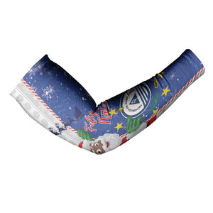 Cape Verde Christmas Arm Sleeves Black Santa Felix Natal
