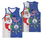 Afro Christmas in Cape Verde Basketball Jersey Black Santa Felix Natal - African Pride