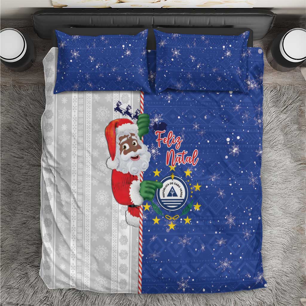 Afro Christmas in Cape Verde Bedding Set Black Santa Felix Natal - African Pride