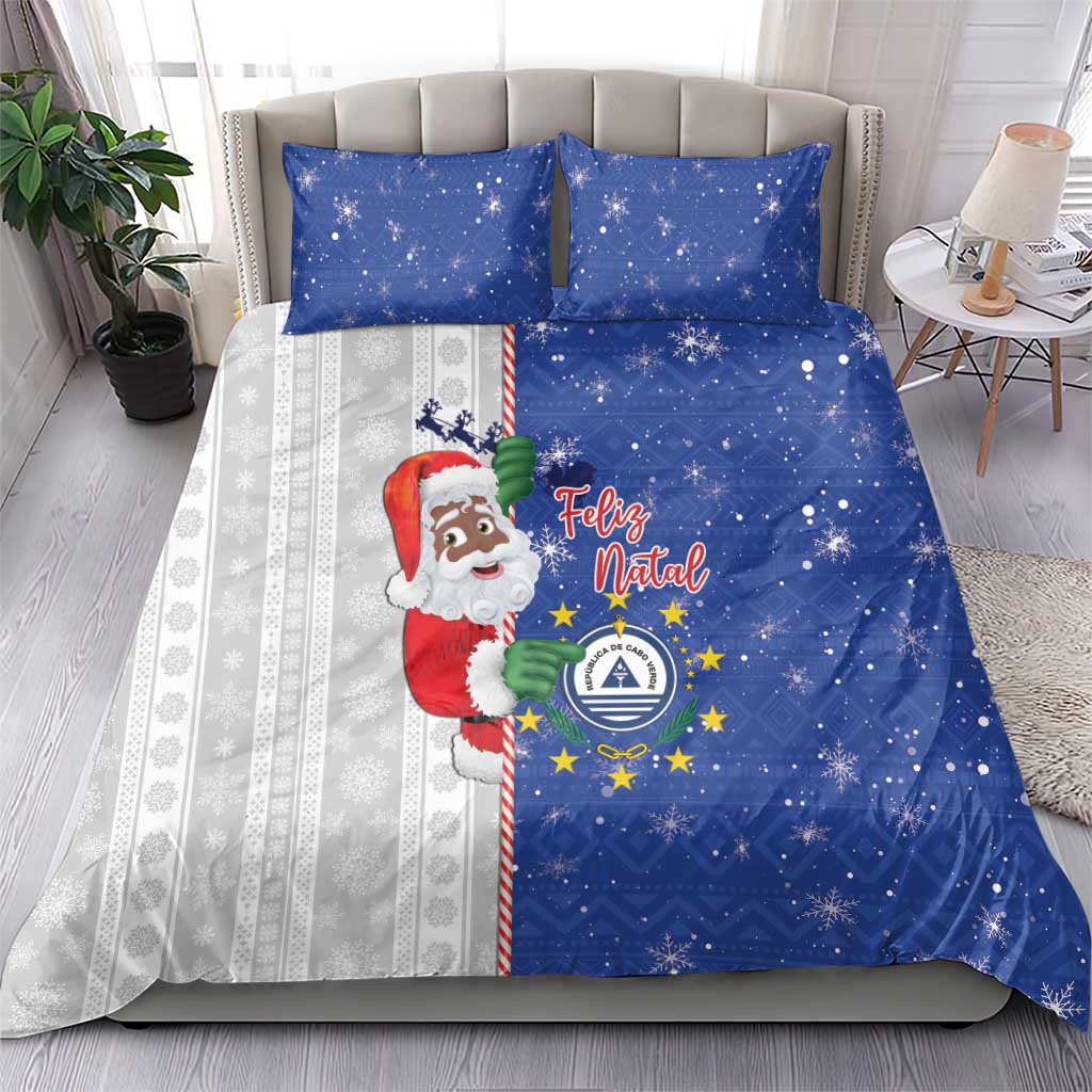 Afro Christmas in Cape Verde Bedding Set Black Santa Felix Natal - African Pride