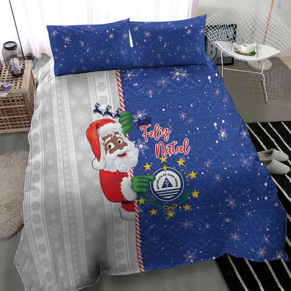 Afro Christmas in Cape Verde Bedding Set Black Santa Felix Natal - African Pride
