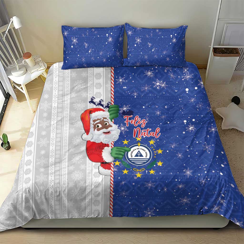 Afro Christmas in Cape Verde Bedding Set Black Santa Felix Natal - African Pride