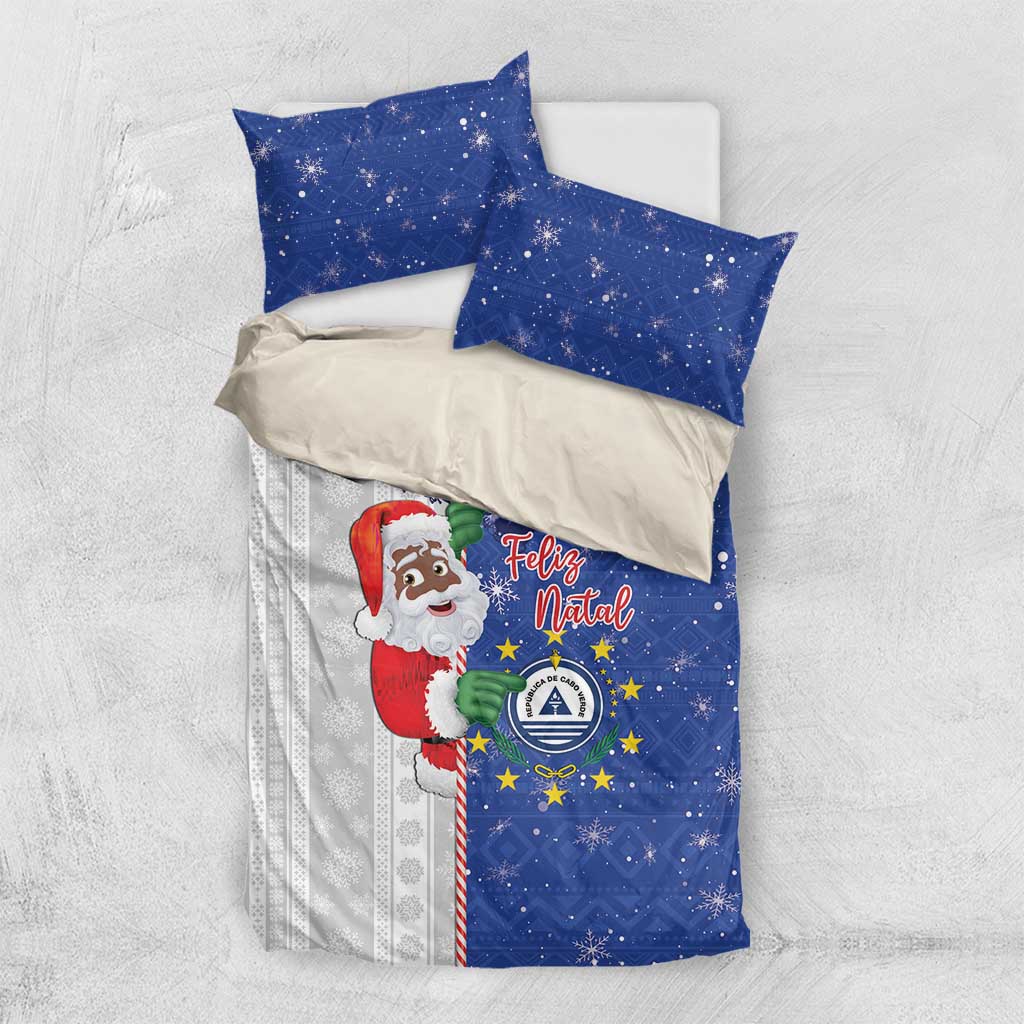 Afro Christmas in Cape Verde Bedding Set Black Santa Felix Natal - African Pride