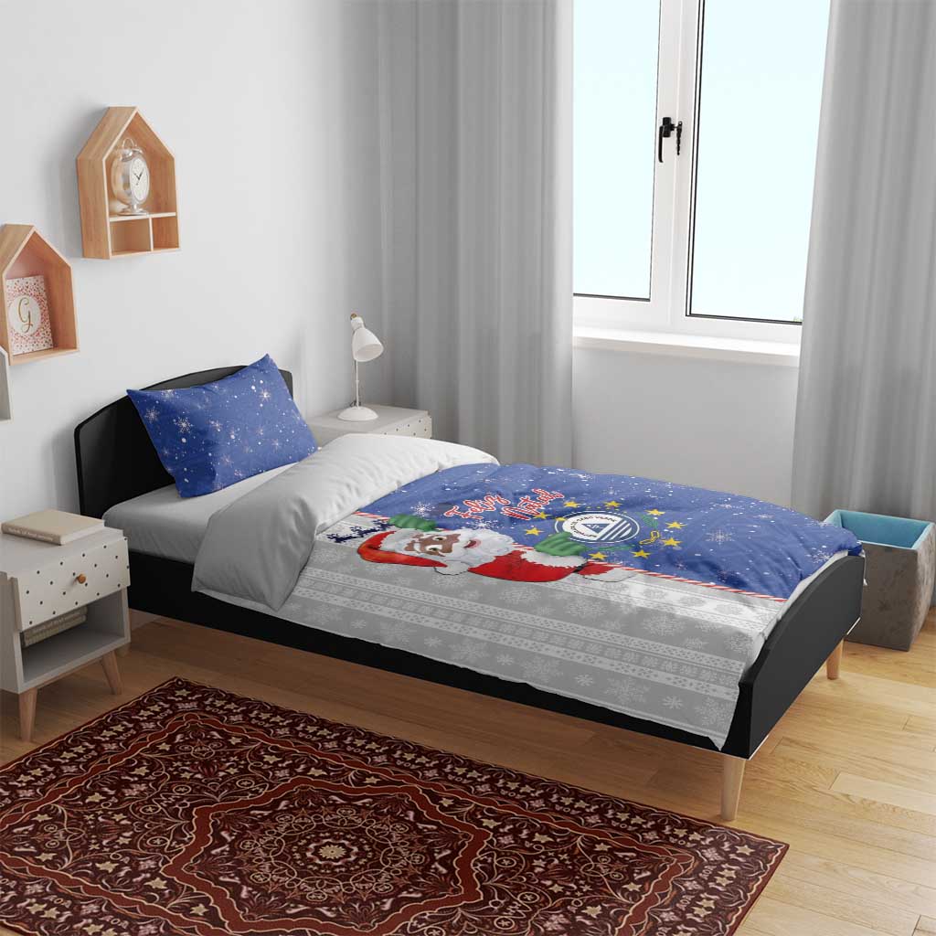 Afro Christmas in Cape Verde Bedding Set Black Santa Felix Natal - African Pride