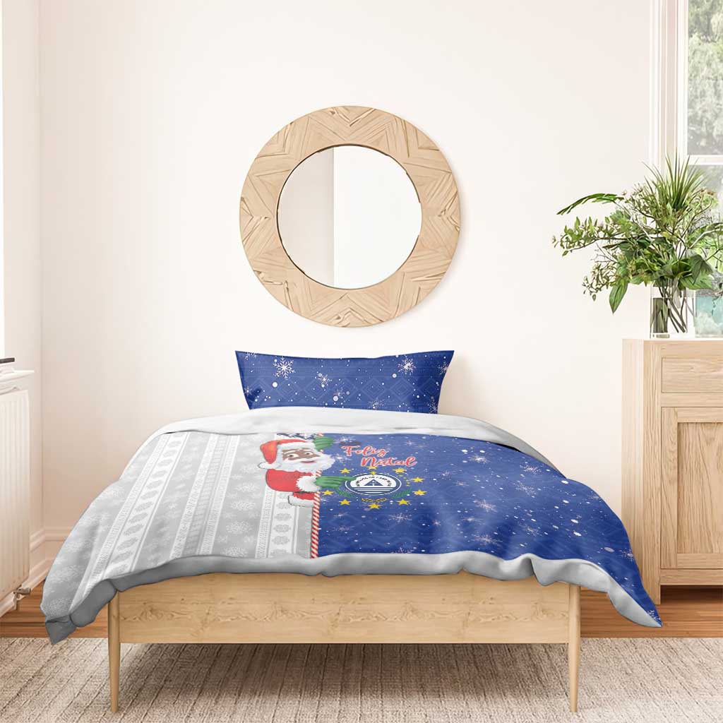 Afro Christmas in Cape Verde Bedding Set Black Santa Felix Natal - African Pride