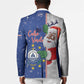 Cape Verde Christmas Blazer Black Santa Felix Natal
