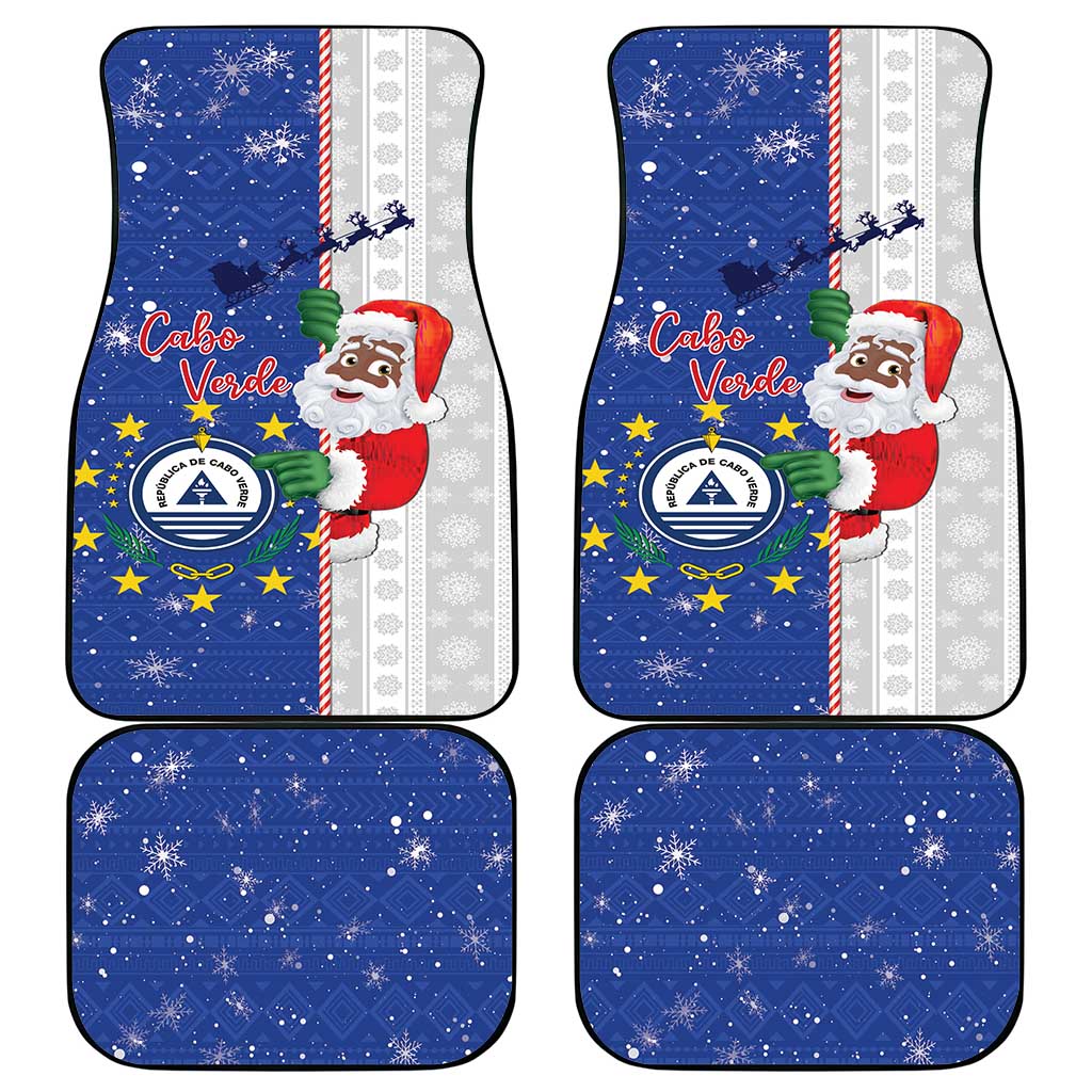 Afro Christmas in Cape Verde Car Mats Black Santa Felix Natal - African Pride