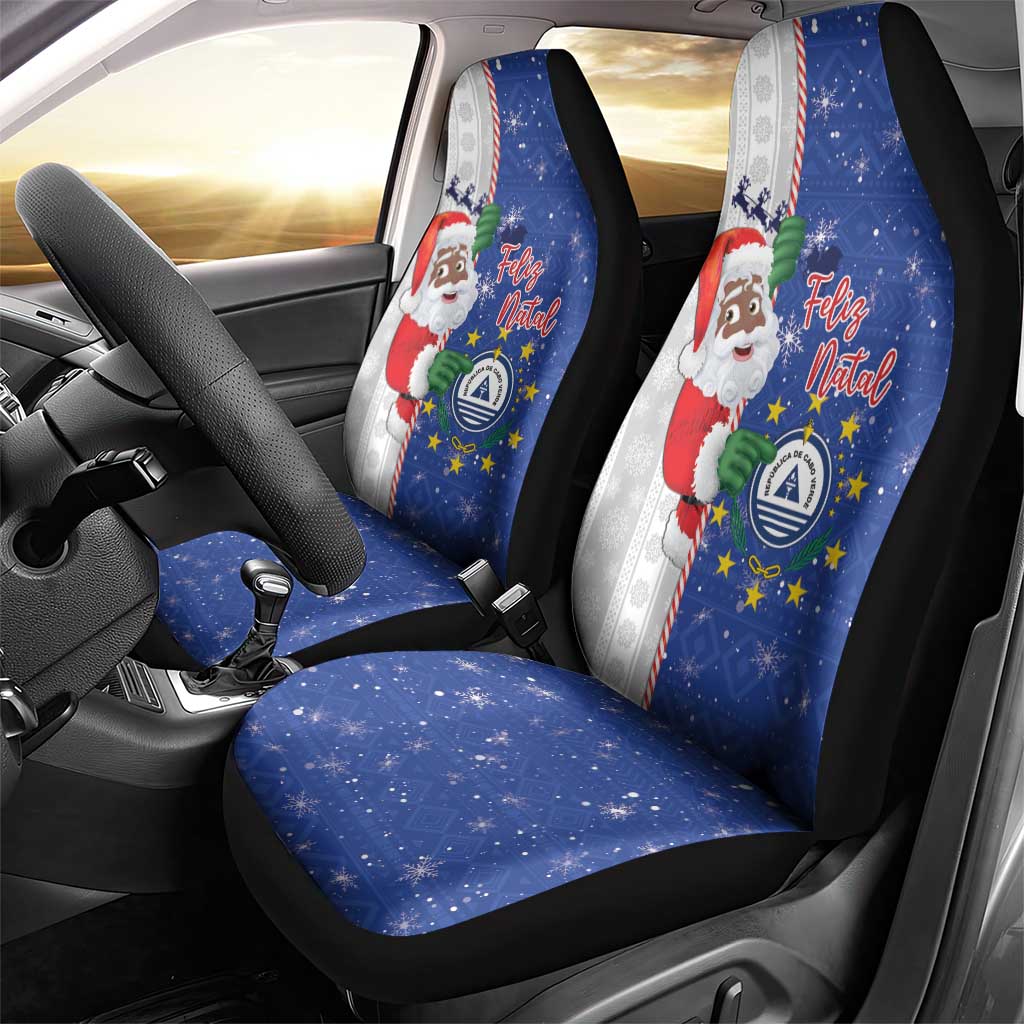Afro Christmas in Cape Verde Car Seat Cover Black Santa Felix Natal - African Pride
