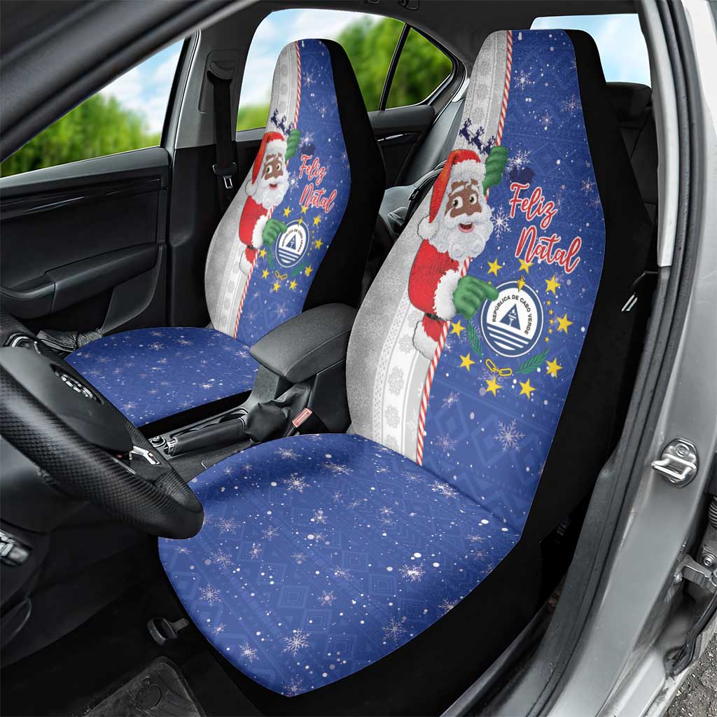 Afro Christmas in Cape Verde Car Seat Cover Black Santa Felix Natal - African Pride