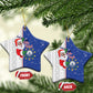 Afro Christmas in Cape Verde Ceramic Ornament Black Santa Felix Natal - African Pride