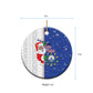 Afro Christmas in Cape Verde Ceramic Ornament Black Santa Felix Natal - African Pride