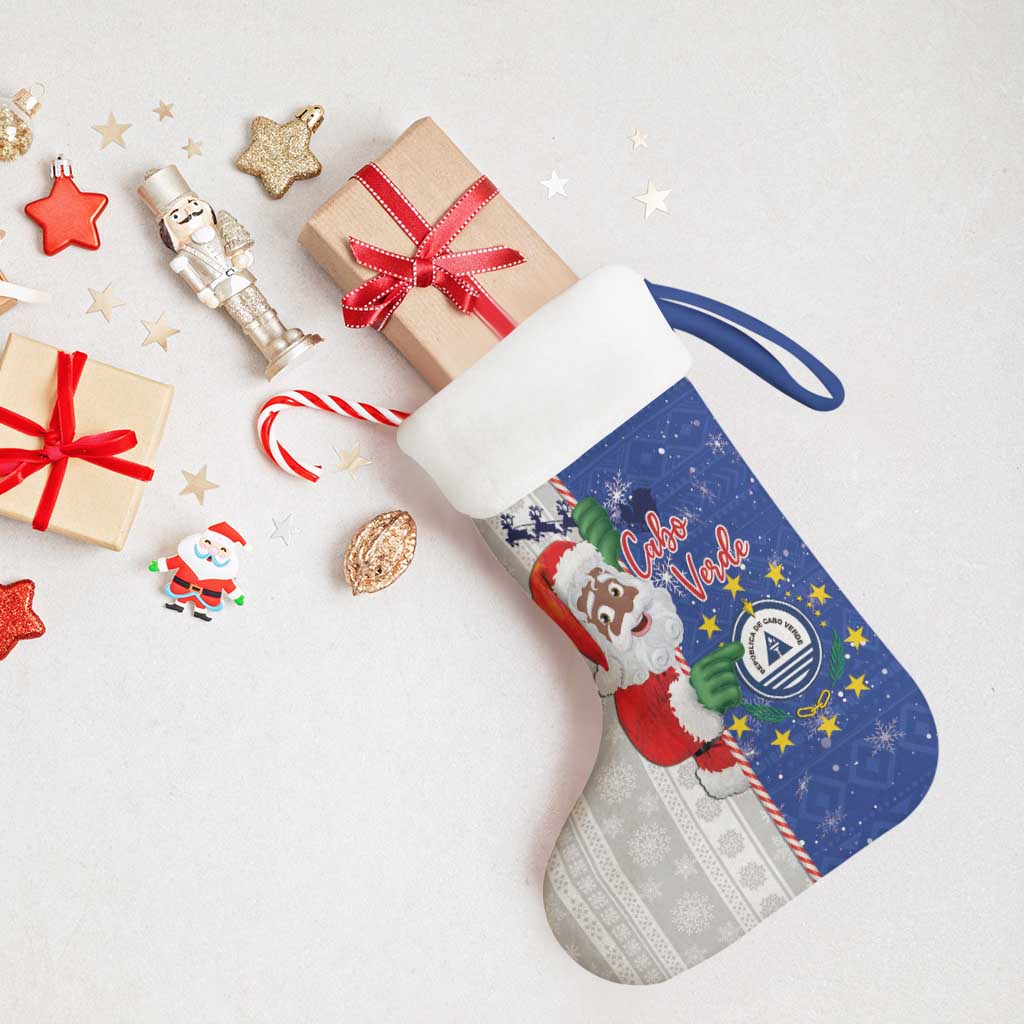 Afro Christmas in Cape Verde Christmas Stocking Black Santa Felix Natal - African Pride