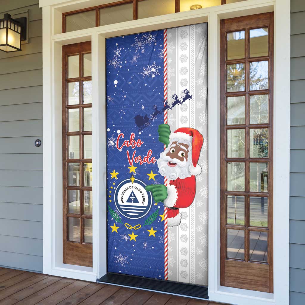 Cape Verde Christmas Door Cover Black Santa Felix Natal