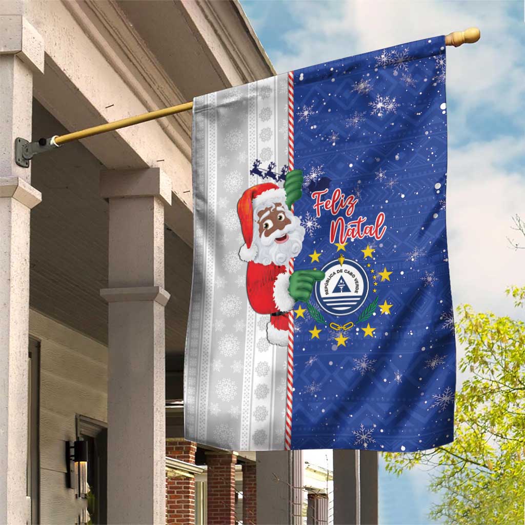 Afro Christmas in Cape Verde Garden Flag Black Santa Felix Natal - African Pride