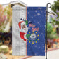 Afro Christmas in Cape Verde Garden Flag Black Santa Felix Natal - African Pride