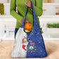 Afro Christmas in Cape Verde Grocery Bag Black Santa Felix Natal - African Pride