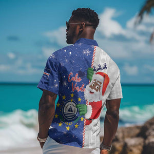 Afro Christmas in Cape Verde Hawaiian Shirt Black Santa Felix Natal - African Pride