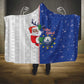 Afro Christmas in Cape Verde Hooded Blanket Black Santa Felix Natal - African Pride