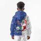 Afro Christmas in Cape Verde Kid Hoodie Black Santa Felix Natal - African Pride