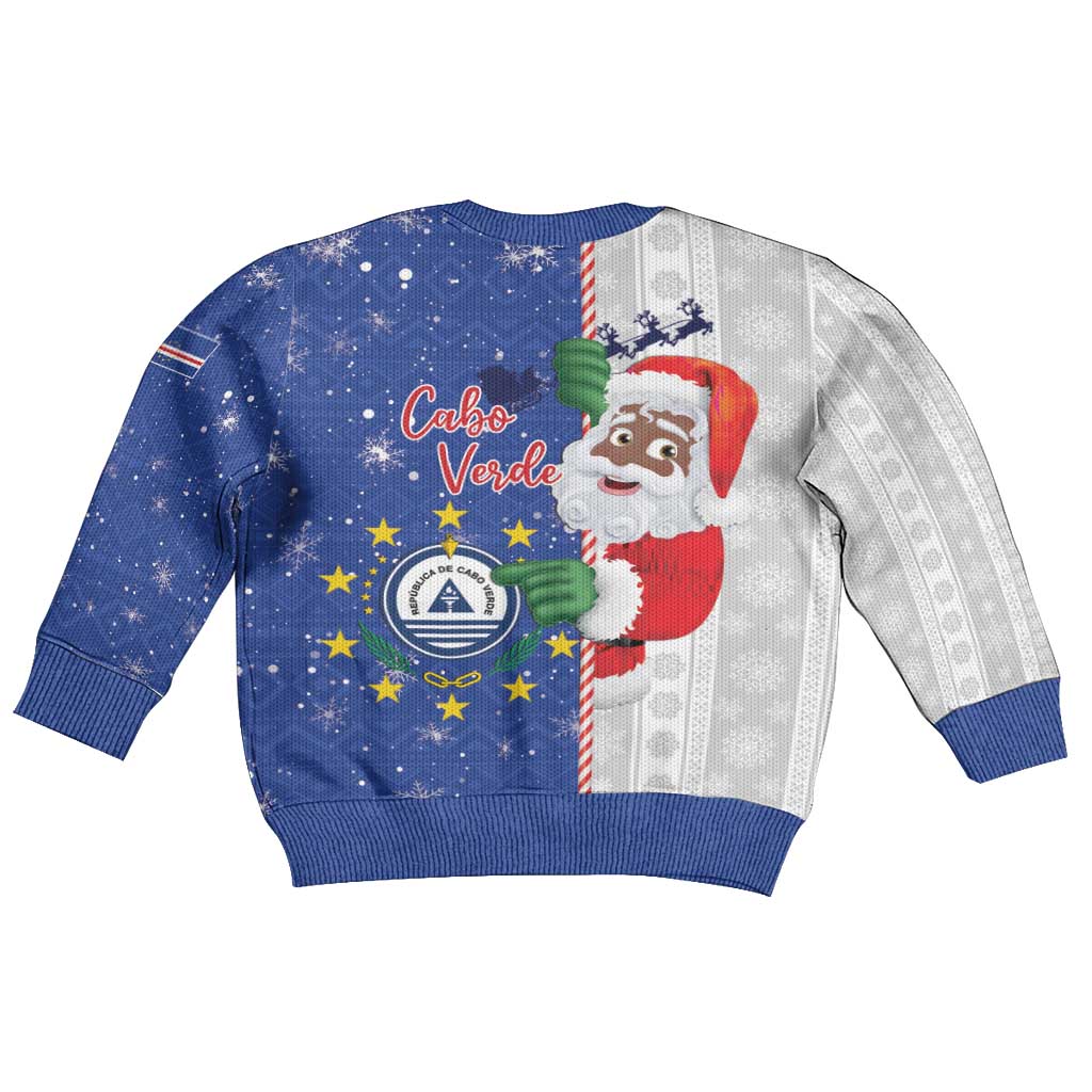 Afro Christmas in Cape Verde Kid Ugly Christmas Sweater Black Santa Felix Natal - African Pride