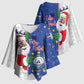 Cape Verde Christmas Kimono Sleeve Blouse Black Santa Felix Natal