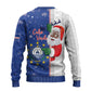 Afro Christmas in Cape Verde Ugly Christmas Sweater Black Santa Felix Natal - African Pride