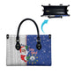 Cape Verde Christmas Leather Bag Black Santa Felix Natal