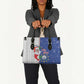 Cape Verde Christmas Leather Bag Black Santa Felix Natal