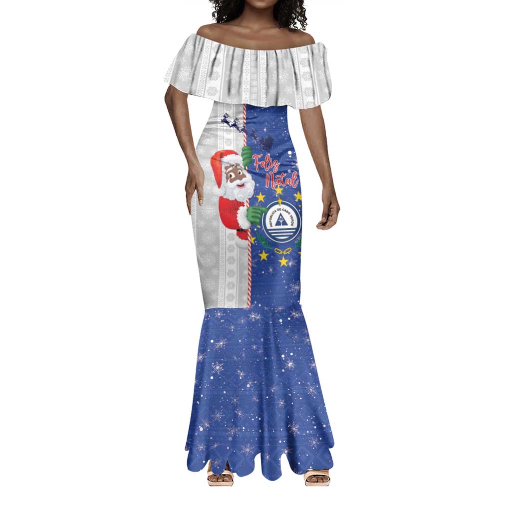 Afro Christmas in Cape Verde Mermaid Dress Black Santa Felix Natal - African Pride