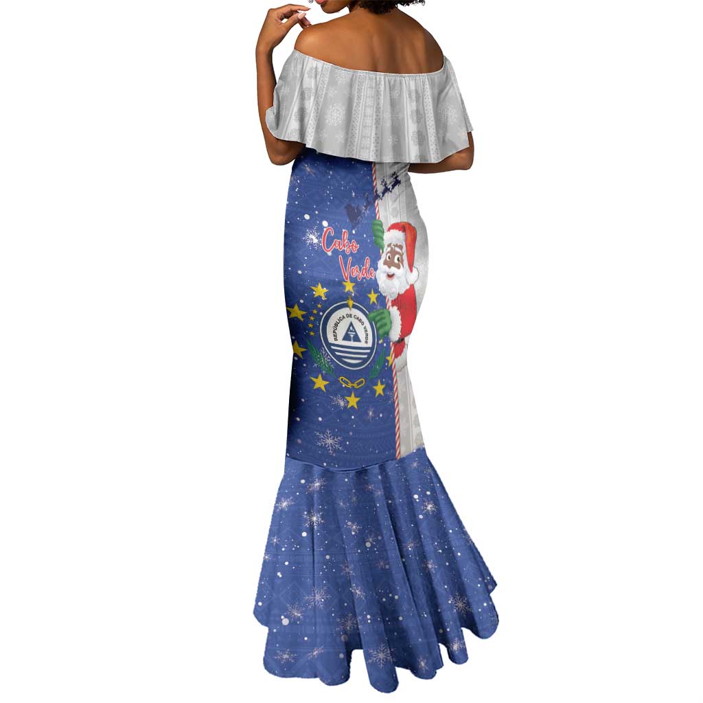 Afro Christmas in Cape Verde Mermaid Dress Black Santa Felix Natal - African Pride