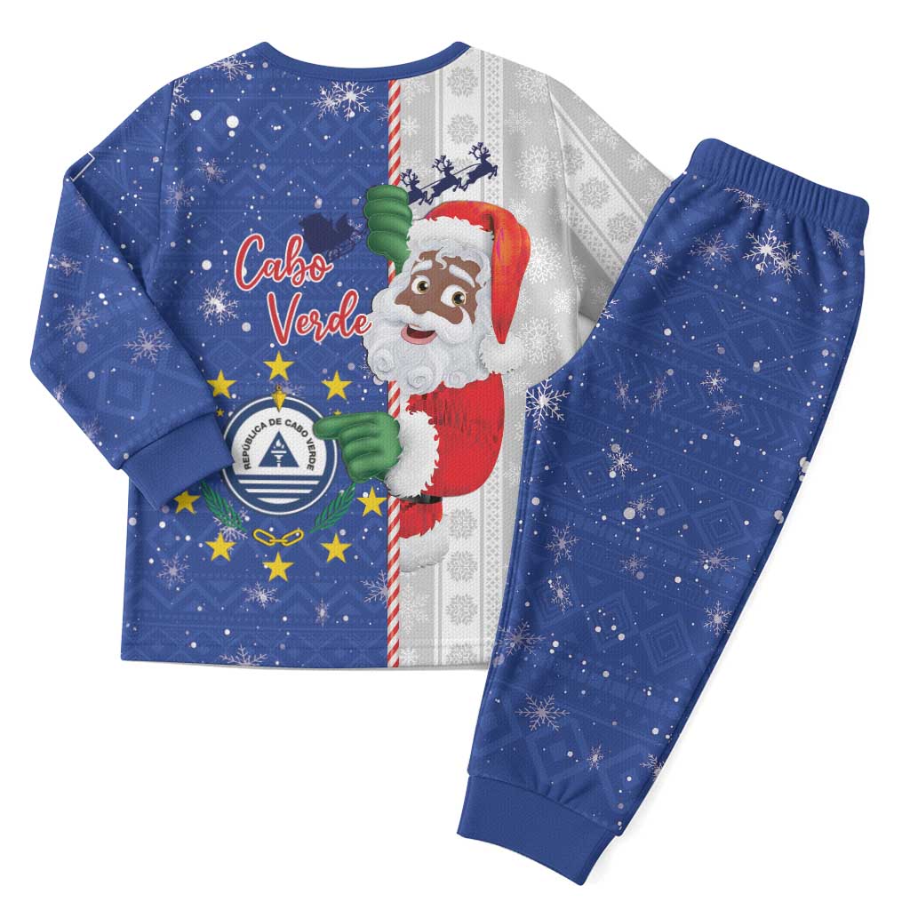 Afro Christmas in Cape Verde Christmas Pajama Set Black Santa Felix Natal - African Pride