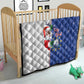 Afro Christmas in Cape Verde Quilt Black Santa Felix Natal - African Pride
